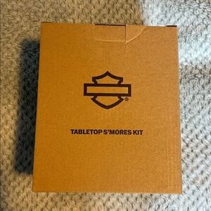 Harley-Davidson Brown Tabletop S'mores Kit Box